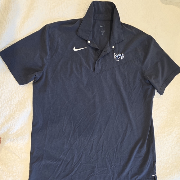 Nike Men's Blue Weatherproof Rain Layer Golf Baseball Mens Size XL - Picture 2 of 8